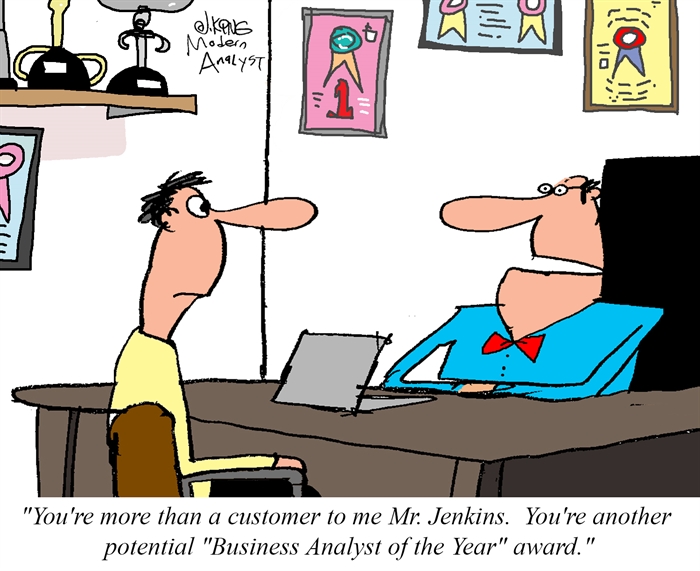 Humor - Cartoon: More than a Customer